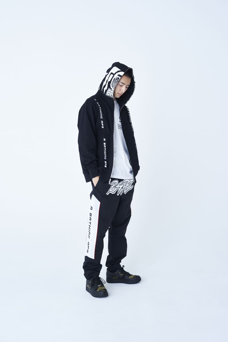 BAPE ベイプ エイプ A BATHING APE オンライン 新作 発売日 2019年秋冬 並び Tシャツ ベスト キャップ マスク ダウン