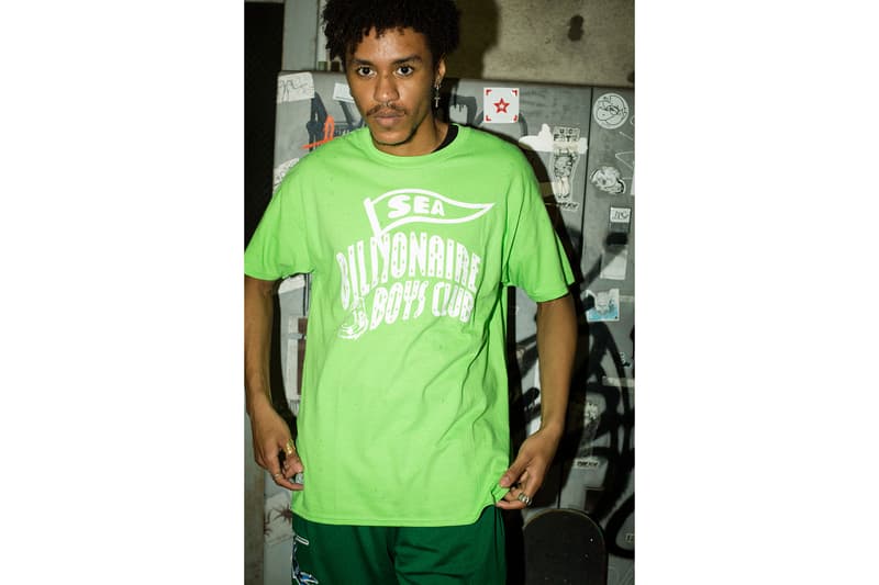 ビリオネア・ボーイズ・クラブxウィンダンシーによるコラボレーションアイテムが登場 Billionaire boys club teams up with Wind and sea takashi umagai pharrell williams 2019 summer tshirts capsule