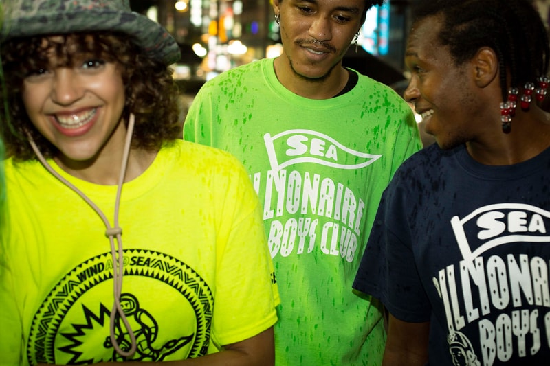 ビリオネア・ボーイズ・クラブxウィンダンシーによるコラボレーションアイテムが登場 Billionaire boys club teams up with Wind and sea takashi umagai pharrell williams 2019 summer tshirts capsule