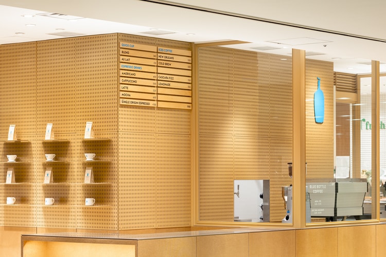 Blue Bottle Coffee の大丸東京スタンドカフェの店舗デザインが公開