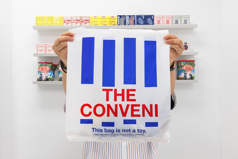ザ・コンビニ THE CONVENI 藤原ヒロシ HBX 香港 住所 Tシャツ オンライン お菓子 ボールペン トランプ ボトル 缶 タオル