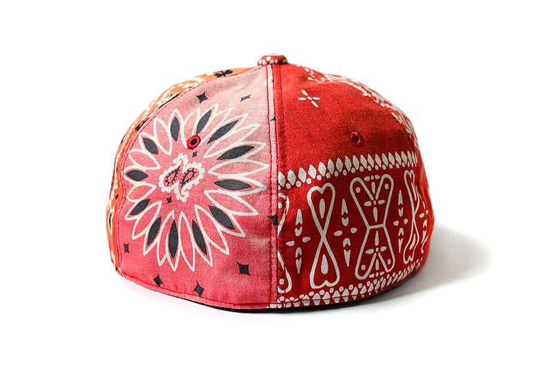 キャピタル バンダナ柄 新作キャップが登場 Kapital Bandana Patchwork Baseball Cap Red Smiley face blue black green japan buy release date info