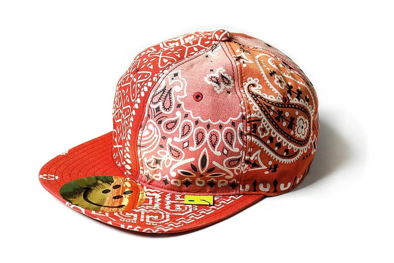 キャピタル バンダナ柄 新作キャップが登場 Kapital Bandana Patchwork Baseball Cap Red Smiley face blue black green japan buy release date info