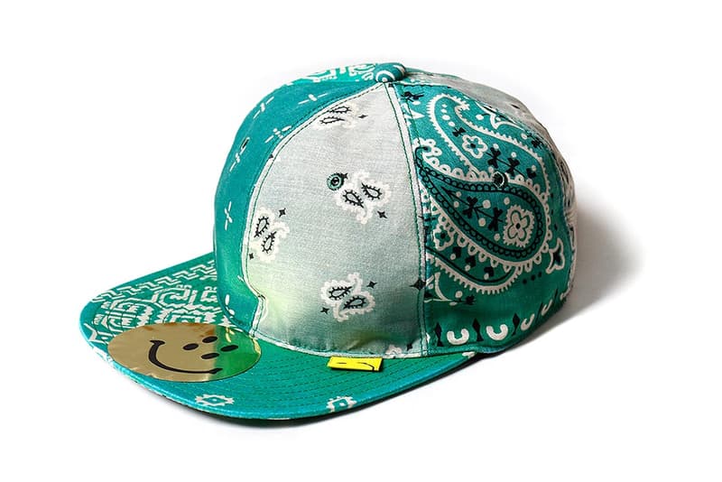 キャピタル バンダナ柄 新作キャップが登場 Kapital Bandana Patchwork Baseball Cap Red Smiley face blue black green japan buy release date info