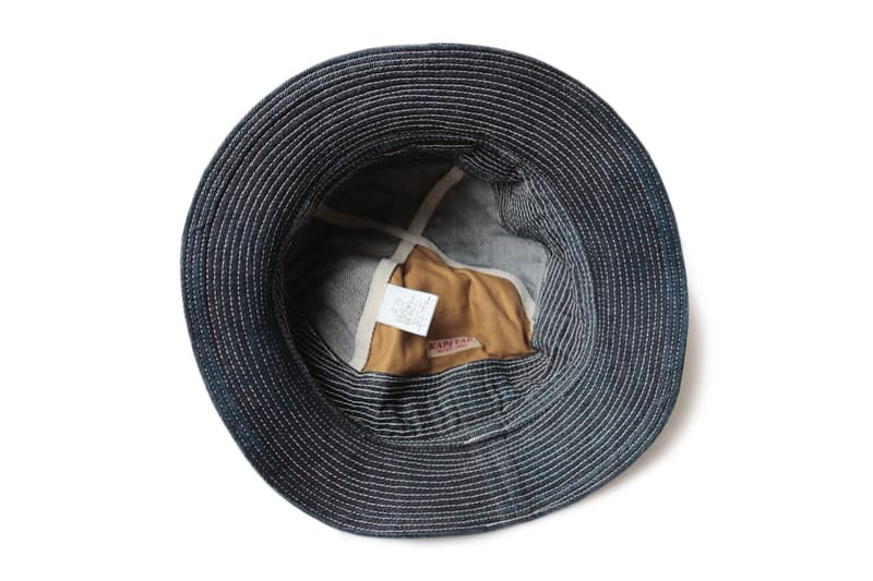 キャピタル Kapital 老人と海 'Old Man and the Sea' Inspired 新作デニムバケットハット Bucket Hats Denim pants jeans distressed darning repair japanese fashion americana ernest hemingway