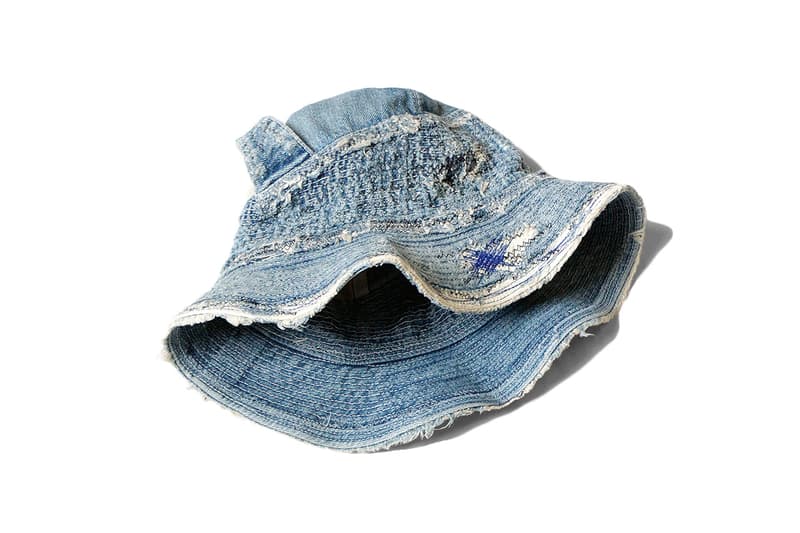 キャピタル Kapital 老人と海 'Old Man and the Sea' Inspired 新作デニムバケットハット Bucket Hats Denim pants jeans distressed darning repair japanese fashion americana ernest hemingway