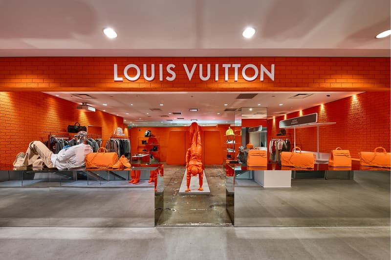 ルイ・ヴィトン ドーバーストリートマーケット 銀座 DOVER STREET MARKET GINZA で現在開催中の Louis Vuitton ポップアップの内部を公開