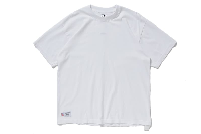 アメリカ 日本発 新鋭白T ブランド MINE マイン WTAPS ダブルタップス コラボ Tシャツ
