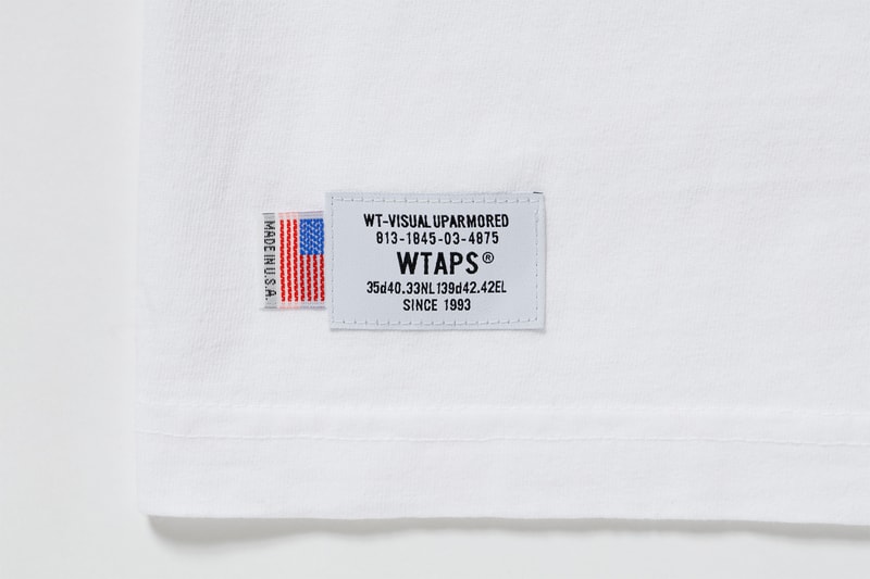 アメリカ 日本発 新鋭白T ブランド MINE マイン  WTAPS ダブルタップス コラボ Tシャツ