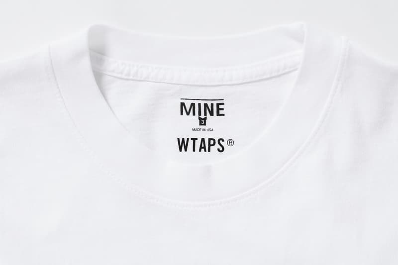 日本発の新鋭白tブランドmineよりwtapsとのコラボtシャツが登場 Hypebeast Jp