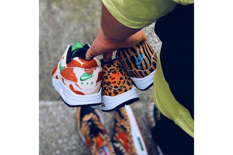 Nike x atmos による新作 Air Max 1 “Animal” モデルが計3足で間もなく発売か