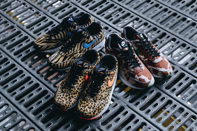 Nike atmos ナイキ× アトモス Air Max 1 “Animal” エアマックス1 アニマル パック 発売 スニーカー dave white デイブホワイト