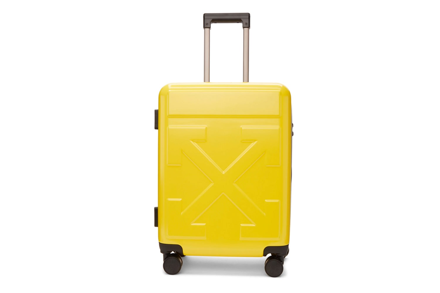 RIMOWA とのコラボレーションも記憶に新しい Off-White™️ が オリジナルのスーツケース3型をリリース Off-White Arrows Suitcase Release SSENSE Suitcases Luggage 