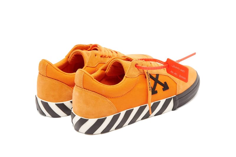 Off-White™ オフホワイトよりオレンジカラーでアップデートされた新作スニーカーが登場 Vulcanized Suede Low neaker