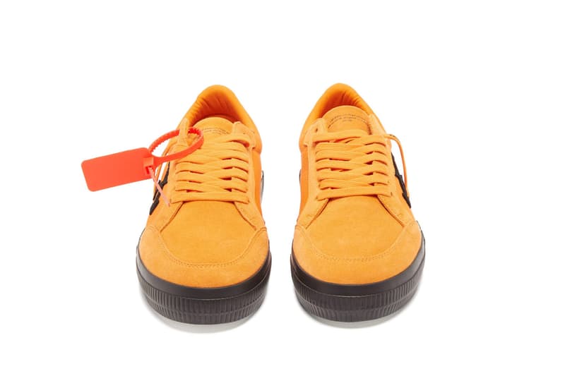 Off-White™ オフホワイトよりオレンジカラーでアップデートされた新作スニーカーが登場 Vulcanized Suede Low neaker