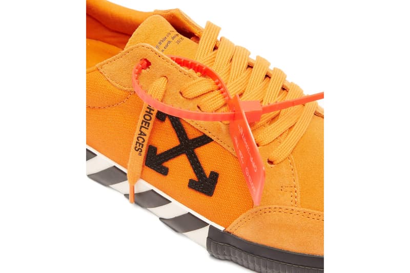 Off-White™ オフホワイトよりオレンジカラーでアップデートされた新作スニーカーが登場 Vulcanized Suede Low neaker