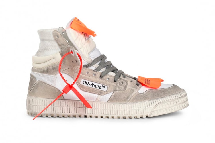 Off-White™️ の人気フットウェア 3.0 “Off-Court” にヴィンテージ加工を施した新色モデルが登場