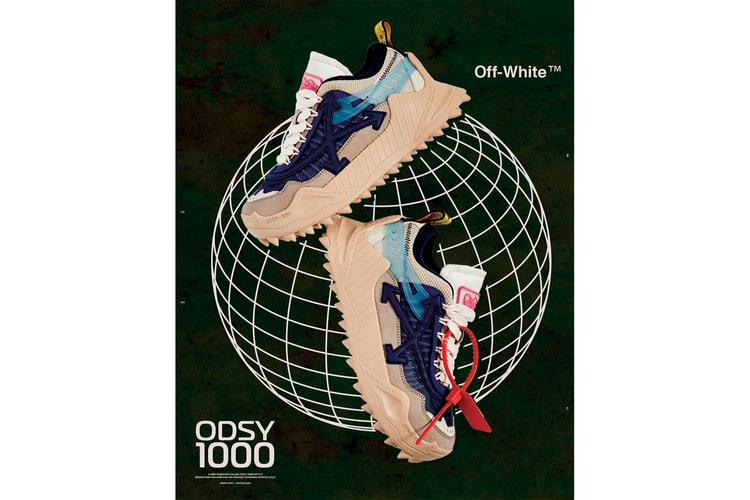 Off-White™️ からブランドのシグネチャー要素満載の“ダッド感”漂う新作スニーカー ODSY-1000 が満を持して登場