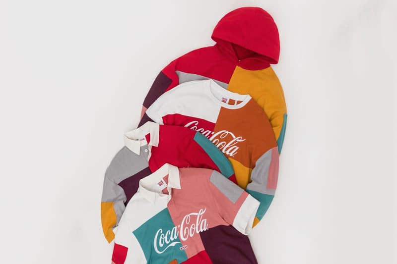 Ronnie Fieg Teases Hawaii-Themed Coca-Cola Collaborations bottles polo shirts colorblocked KITH surf contest hoodie crew neck soft drinks