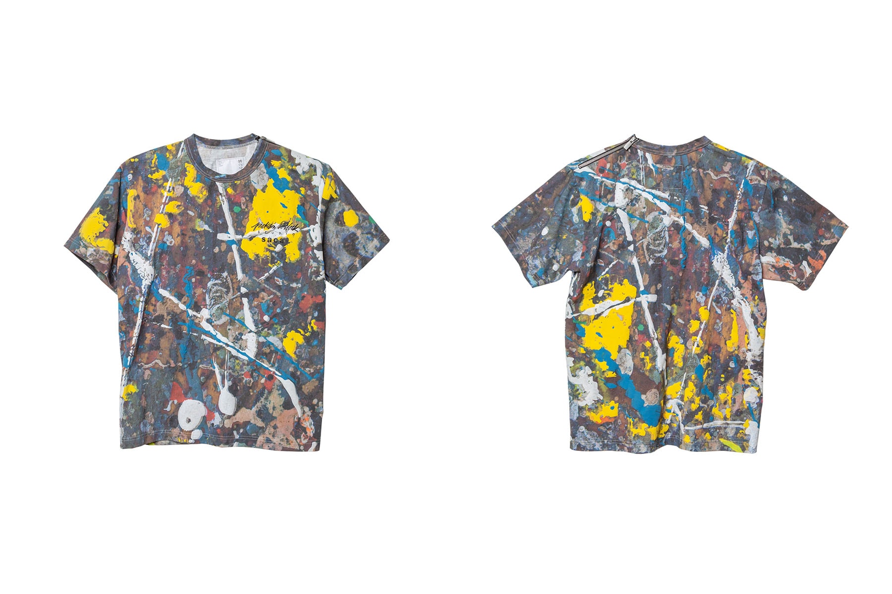 サカイ x ジャクソン ポロック スタジオ sacai が“抽象表現主義”アートを代表する Jackson Pollock Studio とのコラボアイテムをリリース