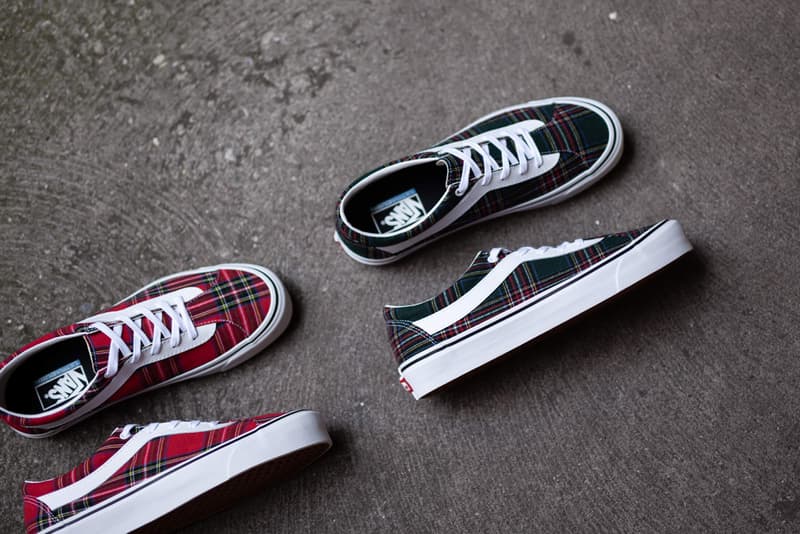 ヴァンズ Vans Bold Ni Tartan Red Green Sneaker Release Information Cop Online Coutie Traditional British Print Old Skool Contemporary Remake Skateboarding