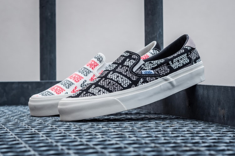 Vans からブランドロゴを散りばめた OG Slip-On 59 LX の新作モデルが登場