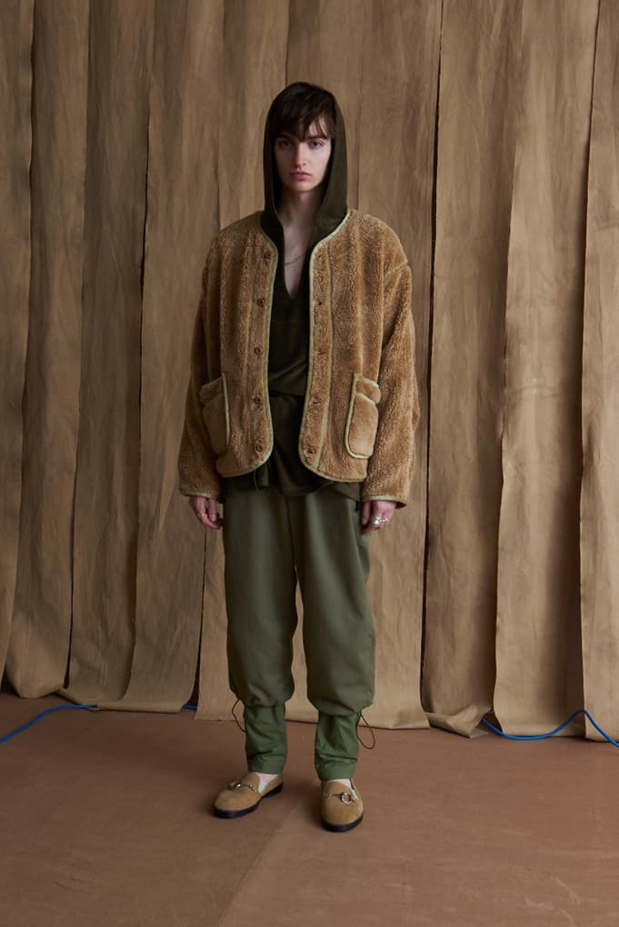 イエスタデイズ トゥモロー YSTRDYS TMRRW Fall Winter 2019 collection lookbook military workwear inspiration menswear jackets pants shirts cot