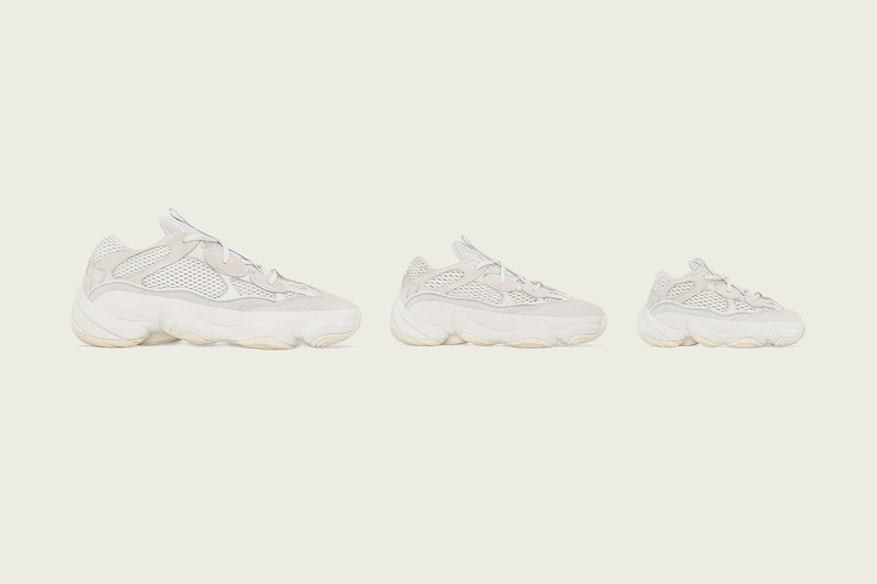 YEEZY 500 アディダス カニエ・ウェスト イージー 新色 Bone White ファミリー サイズ 展開 発売 決定