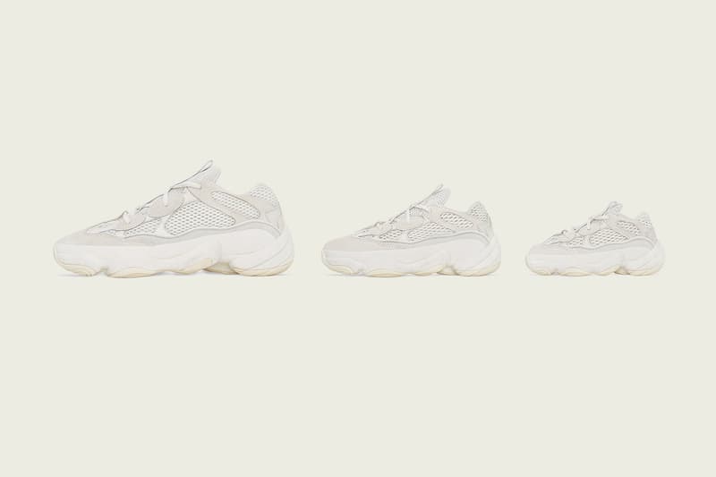 YEEZY 500 アディダス カニエ・ウェスト イージー 新色 Bone White ファミリー サイズ 展開 発売 決定