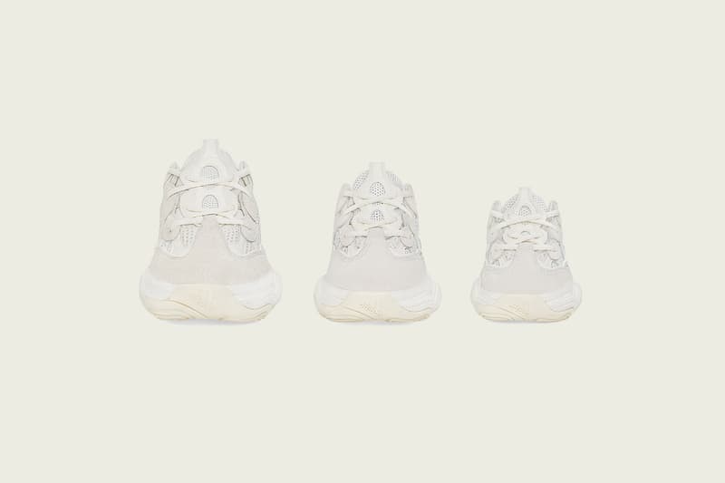 YEEZY 500 アディダス カニエ・ウェスト イージー 新色 Bone White ファミリー サイズ 展開 発売 決定