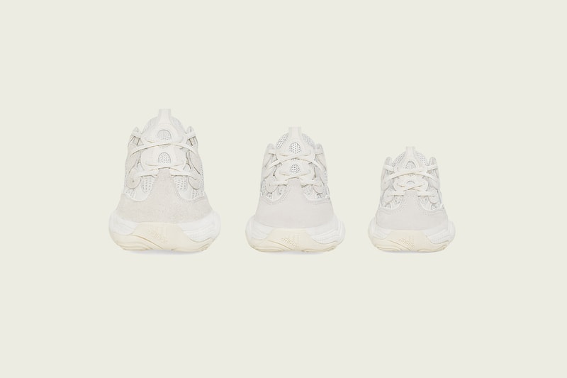 YEEZY 500 アディダス カニエ・ウェスト イージー 新色 Bone White ファミリー サイズ 展開 発売 決定