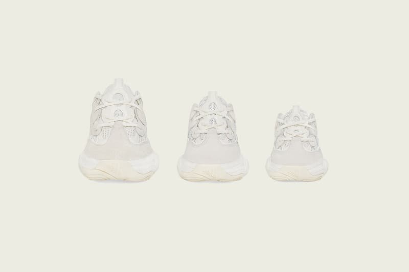 YEEZY 500 アディダス カニエ・ウェスト イージー 新色 Bone White ファミリー サイズ 展開 発売 決定