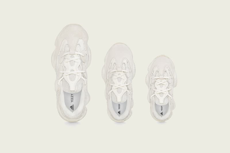 YEEZY 500 アディダス カニエ・ウェスト イージー 新色 Bone White ファミリー サイズ 展開 発売 決定