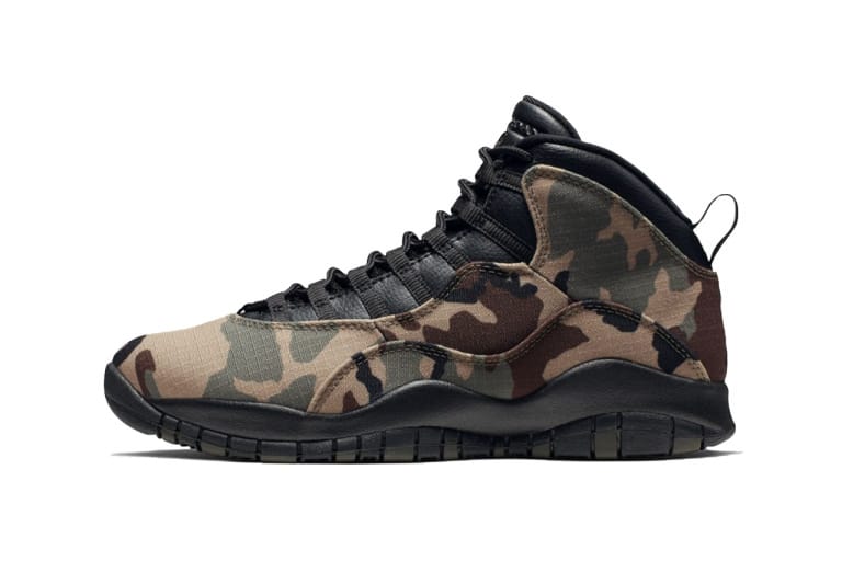 ウッドランドカモをまとった Air Jordan 10 の新作が登場