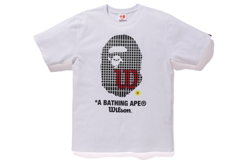 BAPE ベイプ  A BATHING APE®️ ア・ベイシング・エイプ  Wilson ウィルソン Tennis テニス カプセル コレクション Capsule Collection 機能性 tシャツ high performance Racket Visors Caps キャップ Wrist Bands Head Bands T-Shirts Camouflage Black Red