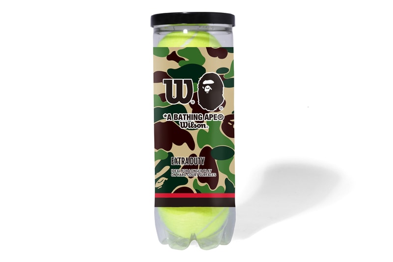 BAPE ベイプ  A BATHING APE®️ ア・ベイシング・エイプ  Wilson ウィルソン Tennis テニス カプセル コレクション Capsule Collection 機能性 tシャツ high performance Racket Visors Caps キャップ Wrist Bands Head Bands T-Shirts Camouflage Black Red