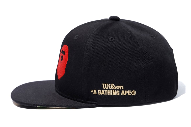 BAPE ベイプ  A BATHING APE®️ ア・ベイシング・エイプ  Wilson ウィルソン Tennis テニス カプセル コレクション Capsule Collection 機能性 tシャツ high performance Racket Visors Caps キャップ Wrist Bands Head Bands T-Shirts Camouflage Black Red