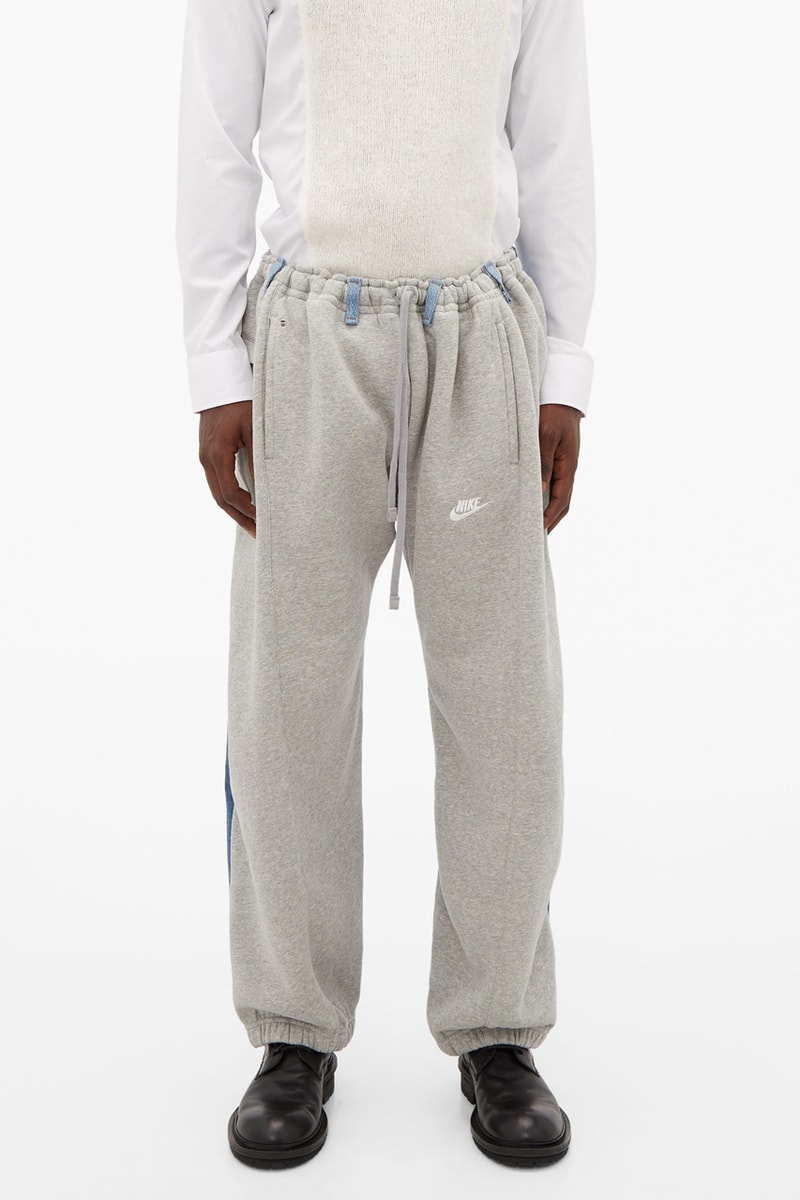 bless no 65 overjogging trackpants blue lightwash denim levis jeans nike sweatpants
