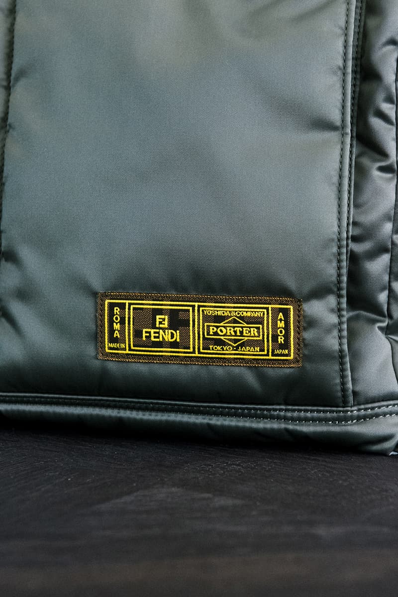 フェンディ ポーター コラボバッグ イタリア ローマ ボンテッドナイロンツイル レスキューオレンジ Peekaboo ピーカブー Baguette for Men バゲット フォー メン