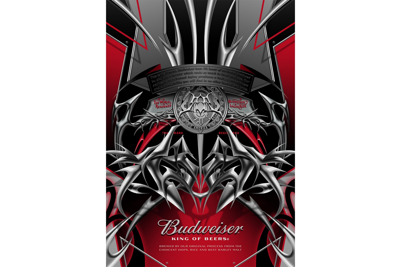 日本人気鋭グラフィックデザイナーの Guccimaze が世界的ビールブランド Budweiser とのコラボを示唆 Hypebeast Jp