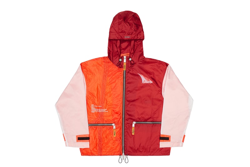 Heron Preston ヘロンプレストン SSENSE エッセンス Exclusiveエクスクルーシブ JUMP Capsule カプセル パラシュート Release アップサイクル Jacket pants shorts bags t shirt long short サステナビリティ