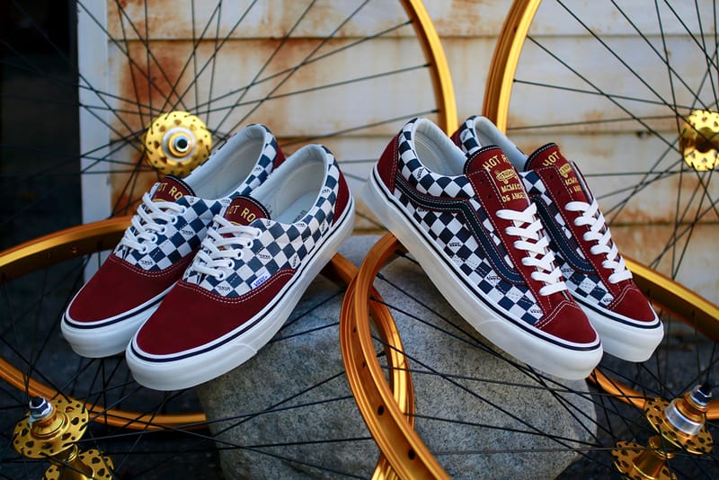 Vans のプレミアムラインよりLAの有名ショップ Hot Rod LA とのコラボモデルが登場