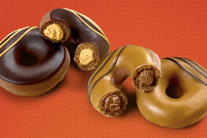 リージーズ Reese's Krispy Kreme Doughnuts クリスピークリームドーナツAnnouncement Release Info Date Location コラボ メニューChocolate 限定 ピーナッツ バター クリーム アメリカ お菓子 チョコレート Peanut Butter Lovers Original Filled
