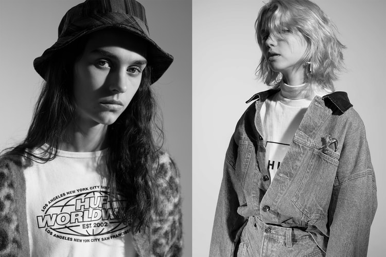 HUF がメンズラインのキーアイテムを女性向けに昇華させた2019年秋ウィメンズコレクションのルックブックを公開
