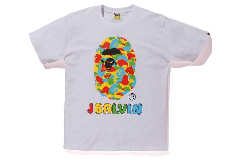 J Balvin BAPE Camo Tee