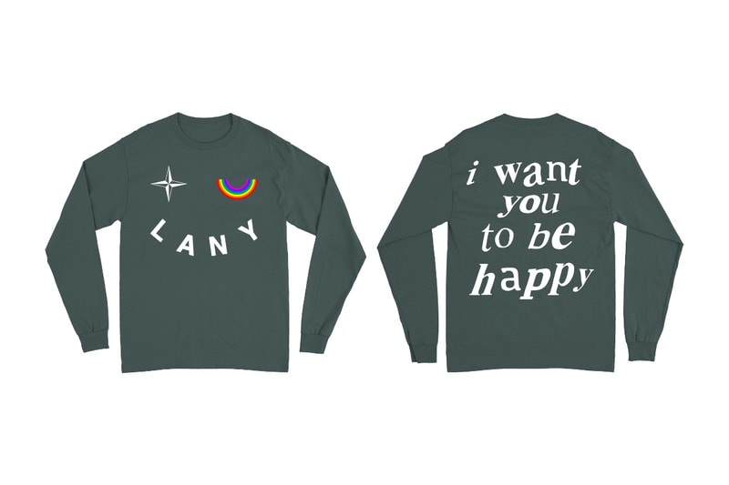 LANY レイニー NUBIAN ヌビアン Tokyo 東京 原宿 Harajuku Merch ポップアップ Pop-Up マーチコレクション グッズ 来日 Announcement beanie earring sweater pullover t shirt crewneck