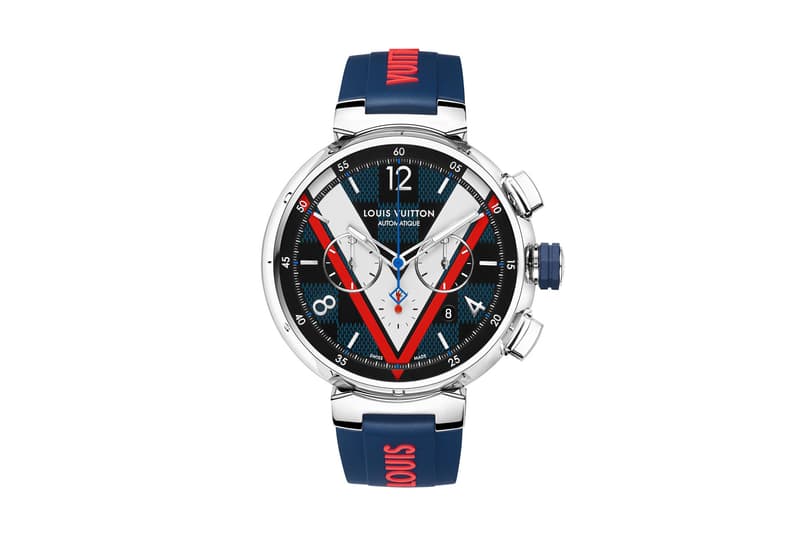 Louis Vuitton の定番ウォッチシリーズ “タンブール”にメゾンを象徴するダミエ・パターンを用いた新作が登場 louis-vuitton-tambour-watch-damier-signature
