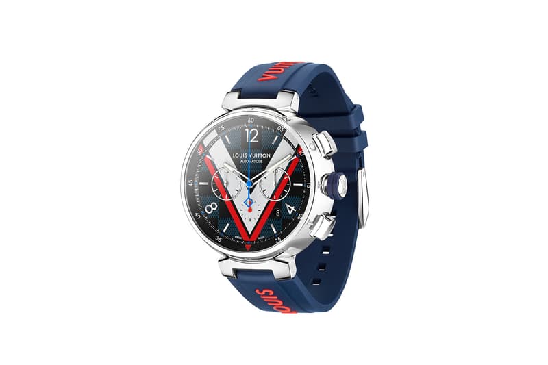 Louis Vuitton の定番ウォッチシリーズ “タンブール”にメゾンを象徴するダミエ・パターンを用いた新作が登場 louis-vuitton-tambour-watch-damier-signature