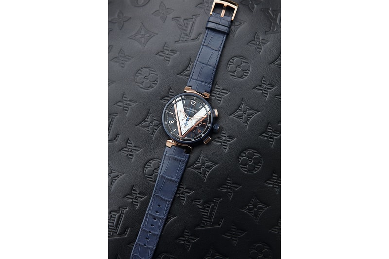 Louis Vuitton の定番ウォッチシリーズ “タンブール”にメゾンを象徴するダミエ・パターンを用いた新作が登場 louis-vuitton-tambour-watch-damier-signature