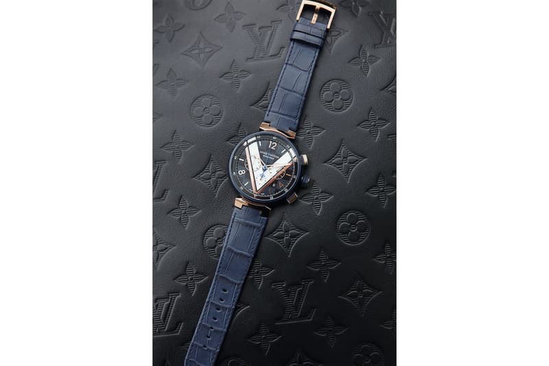 Louis Vuitton の定番ウォッチシリーズ “タンブール”にメゾンを象徴するダミエ・パターンを用いた新作が登場 louis-vuitton-tambour-watch-damier-signature